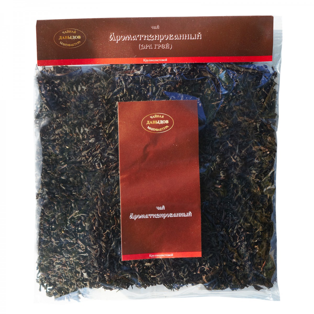 Чай черный цейлонский байховый ароматизированный Эрл Грей 100 г пакет