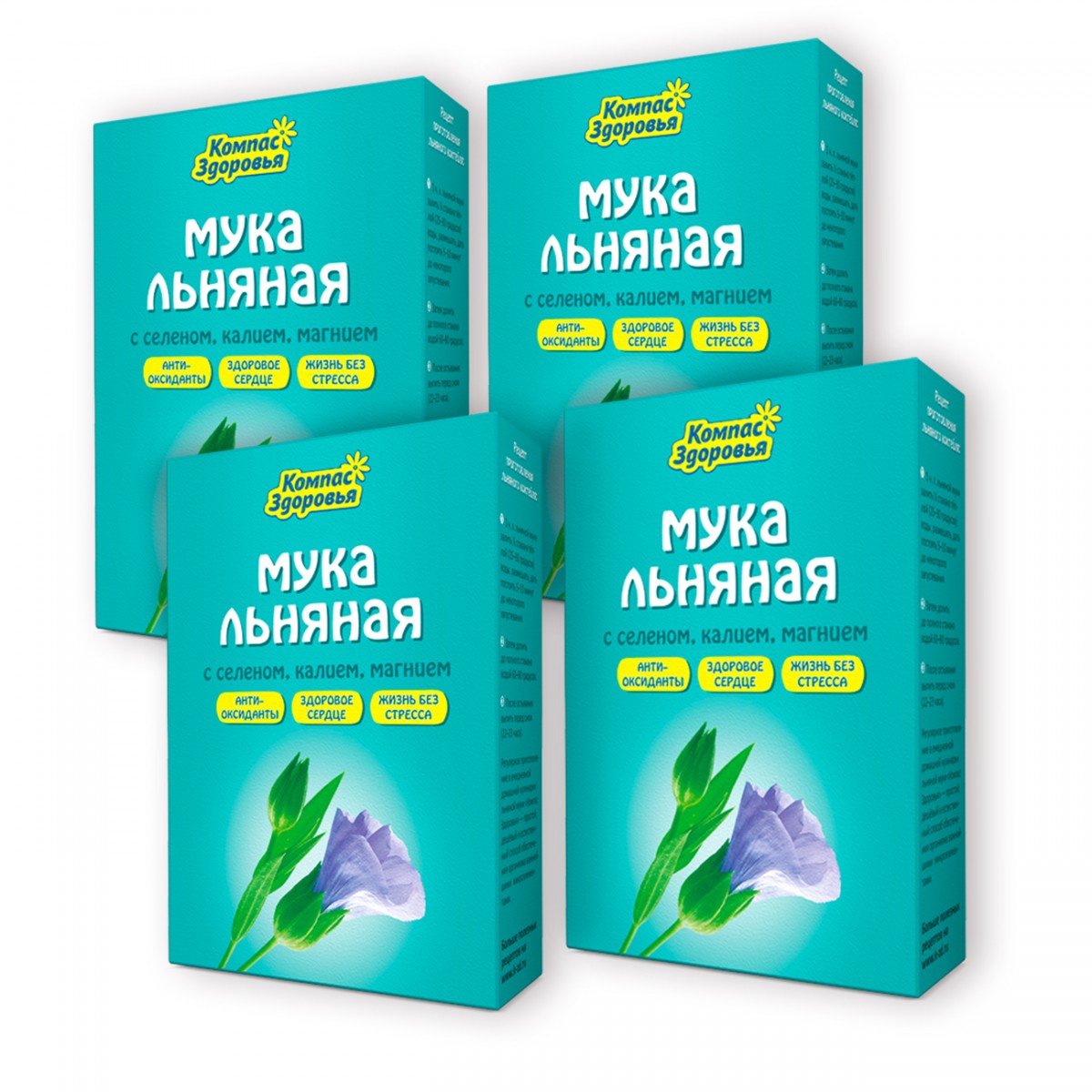 Мука льняная 300 гр. с селеном, калием, магнием