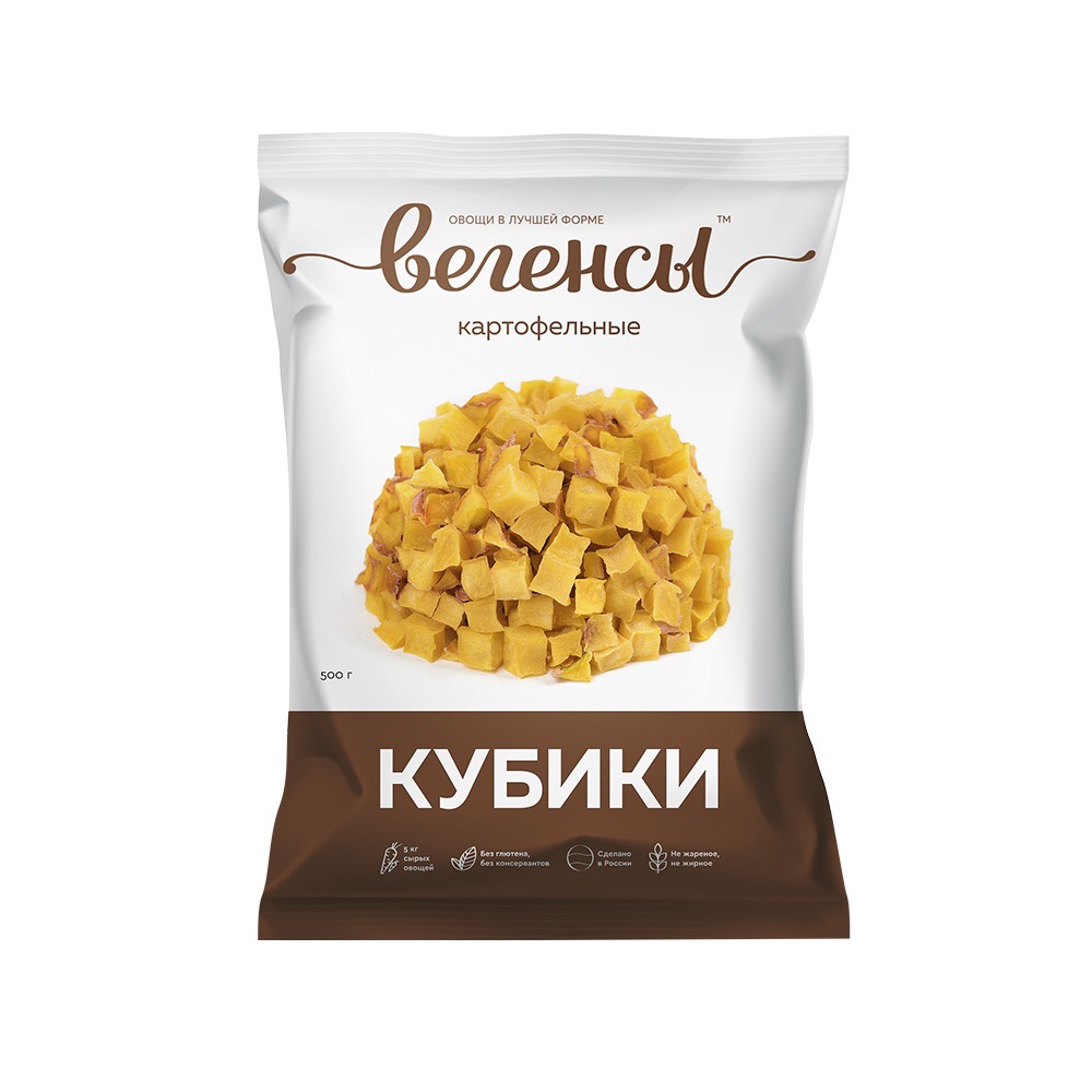 Картофельные кубики для приготовления, сушеные овощи, 300 гр